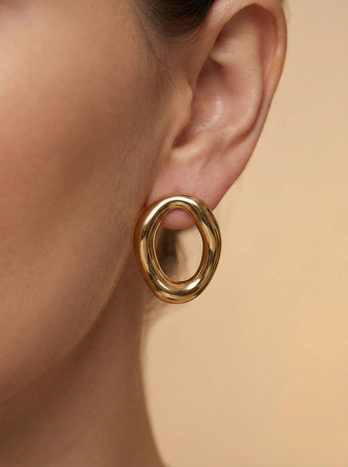 Boucles d'oreilles Ovale