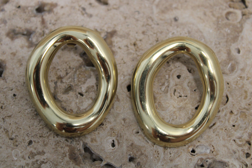 Boucles d'oreilles Ovale
