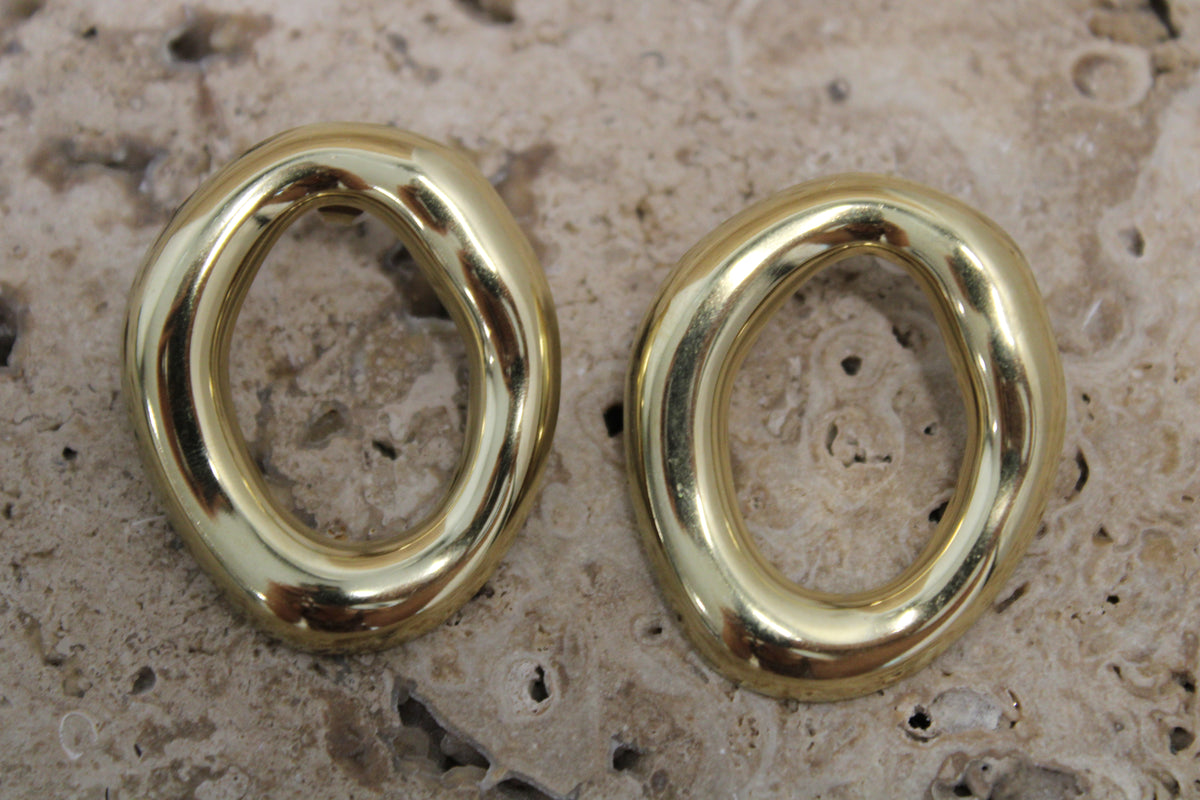 Boucles d'oreilles Ovale